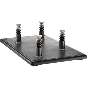 Magnetische PCB houder met metalen basisplaat, 4 houders voor printplaten tot 4mm
