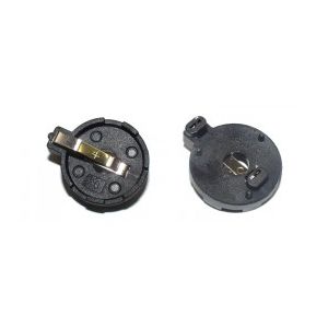 Houder voor lithium batterij Ø 20mm (CR2032) - printmontage. 