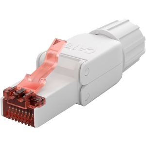 Cat 6 UTP connector voor montage zonder speciaal gereedschap 