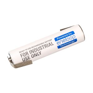 Eneloop AAA oplaadbare NiMH 1,2V 800mAh batterij met soldeerlippen (ready to use) 