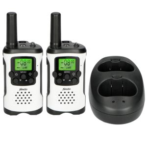 Set Walkie Talkies - Bereik tot 7 km - Wit - Met laadstation 