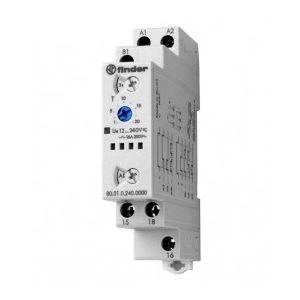 Multi-function timer relais 12 - 240VAC/DC SPDT 