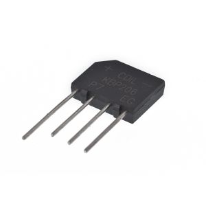 Bruggelijkrichter 2A 420Vrms 600V - 14x11x3,8mm - +ww- 