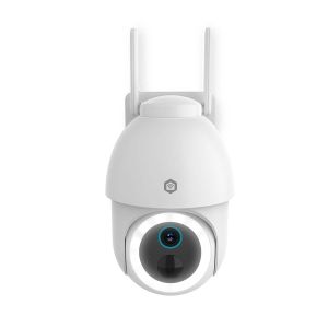 SmartLife Wi-Fi buitencamera WIFICBO51WT 3MP Pan/tilt IP65 wit Nedis 