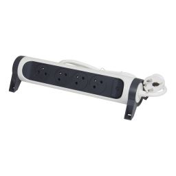 Legrand draaibare stekkerdoos 4 Schuko stopcontacten - 1,5m 