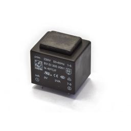 Transformator 3VA 230V 9V 334mA - E109TR3VA 