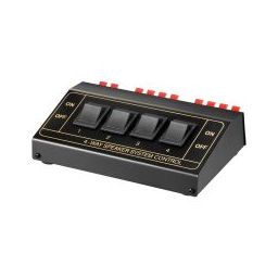 4-weg luidsprekerswitch - Met steekklemmen - Max. 200W - Voor 4 8 Ohm luidsprekers 