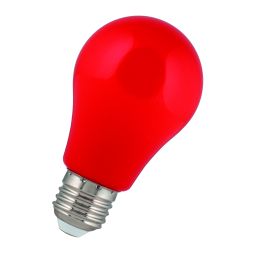 E27 -socket- 5W - 230V led - d=60mm / l=108mm - Rood 