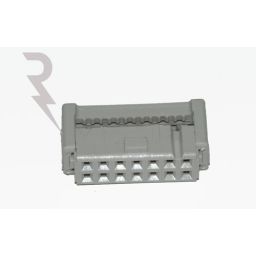 14-polige IDC connector voor flatcable - Socket - P2,54 