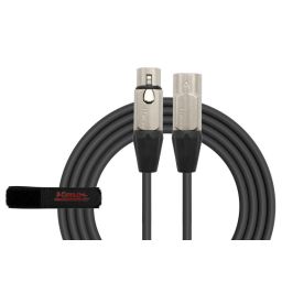 XLR mannelijk <-> XLR vrouwelijk - 10 meter 