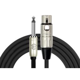 XLR vrouwelijk <-> 6,3mm mono mannelijk - 10 meter 