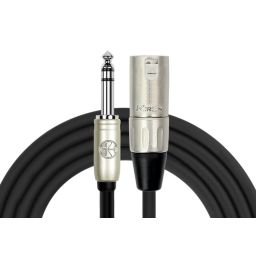 XLR mannelijk <-> 6,3mm stereo mannelijk - 1,5 meter - Kirlin 
