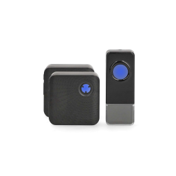 Draadloze deurbelset met 1 deurbel & 2 plug-in ontvangers - tot 150 meter 