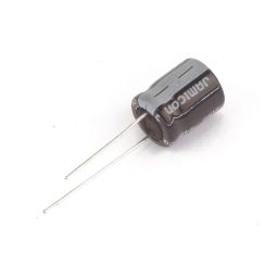 Electrolytic capacitor 220 uF 63V  10x21mm 85°C P5