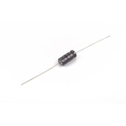 Electrolytic capacitor AX 22 µF 63V  8x12mm 85°C.