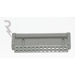 IDC connector 26-pole for flatcables - Pitch 2,54mm 
