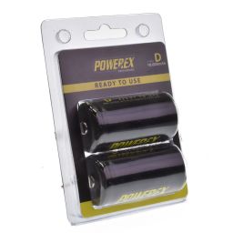 Rechargeable D-batteries - 1,2V 11.000mAh - NiMH - 2 pieces 