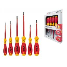 SoftFinish electric slimFix sleufkop/ Phillips-schroevendraaierset, 6-delig. 
