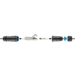 Outdoor IP68 netwerkkabel verbinder CAT6A STP afgeschermd 