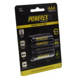 Batteries AAA rechargeables 1,2V 1000mAh - NiMH - 4 pièces 