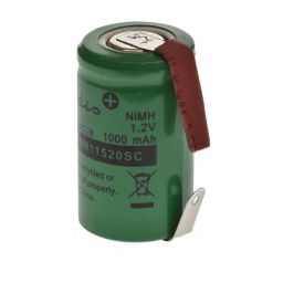 Herlaadbare Batterij - 1,2V 1000mAh - 28 x 17,2mm 