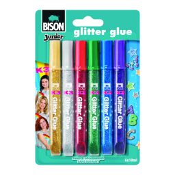 K3 6x Glitter lijm pen 