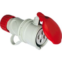 CEE Socket 3P+E 16A 200V-415Vac IP44