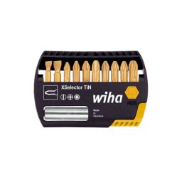 Bitset Wiha - 11-delig - XSelector TiN *** 