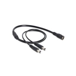 Delock 83286 DC-splitterkabel 5,5 x 2,1 mm female naar 2x male 50 cm 24 V 5 A