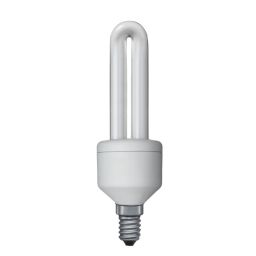 E14 -socket- 5W - Ampoules à économie d'énergie 230V - d=40mm / l=115mm - Blanc chaud 2700K 