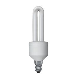 E14 -Spaarlamp- 5W - 230V *** Spaarlamp - d=40mm / l=115mm - Warmwit 2700K 