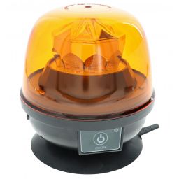 LED zwaailamp oranje - Batterij - zonder draad 