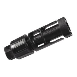Male plug PVC MC4 black 