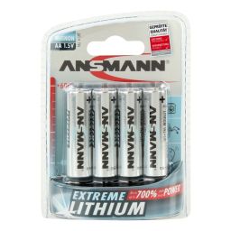 Ansmann - Lithium - 4st AA-cel  - 15x50mm - 1,5V 