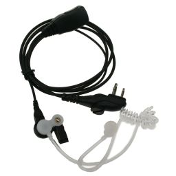 AC-0425H2 - oortje met akoestische buis en PTT voor voor HYT 2 pin 