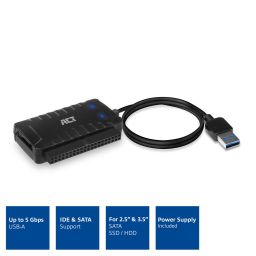 ACT Câble adaptateur USB pour SATA / IDE 2,5