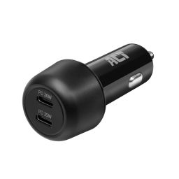 USB Car Charger - 48W - With 1 USB A and 1 USB C port 