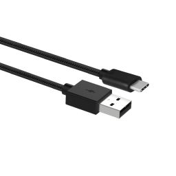 ACT USB-A naar USB-C kabel - nylon - 1 meter - USB3.2 Gen 1 - GTRF114B 