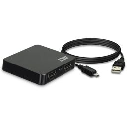 AC7835 HDMI splitter 2 poorten Toon 1 HDMI bron op 2 schermen 