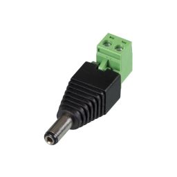 DC-stekker 5,5x2,1mm female met schroefconnector