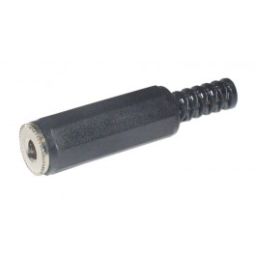 3,5mm Mono Jack Vrouwelijk - Plastic - Te solderen 
