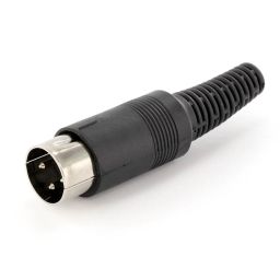 3-polige DIN connector - Mannelijk - Plastic - Voor op kabel