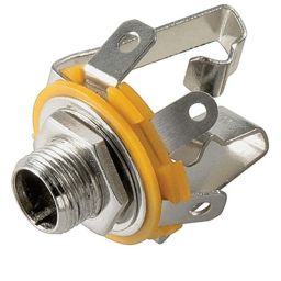 6,3mm stereo jack - Chassis - vrouwelijk - 3-polig 