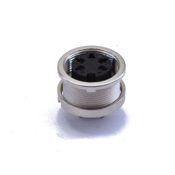 5-polige DIN connector - 270° - Vrouwelijk - Met schroefaansluiting - Chassismontage - LUMBERG