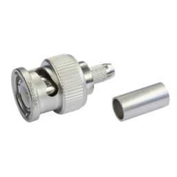 BNC connector - Mannelijk - 50 ohm - Krimpuitvoering - HQ - Voor RG58 kabel