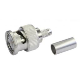 BNC connector - Mannelijk - 50 Ohm - Krimpuitvoering - HQ - Voor RG223 kabel