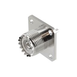 UHF-connector - Vrouwelijk - PRO-serie -  vierkante flens - Chassismontage 