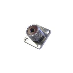 UHF connector - Vrouwelijk - Met vierkante flens - Chassismontage - CU03