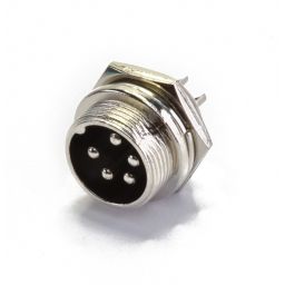 CB DIN Connector 5-pole - Male - Chassis 