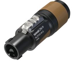 2-polige Speakon - Mannelijk - Kabelmontage Ø 6 tot 12mm 